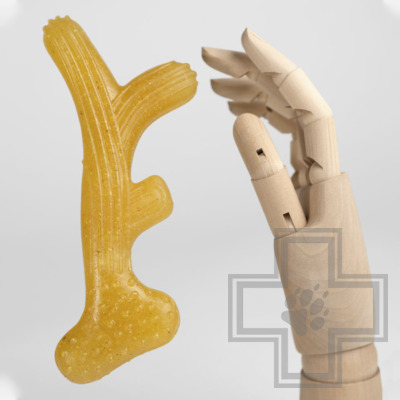 INDIGO Игрушка "Рог N 1Б" жевательная с кукурузным волокном для собак