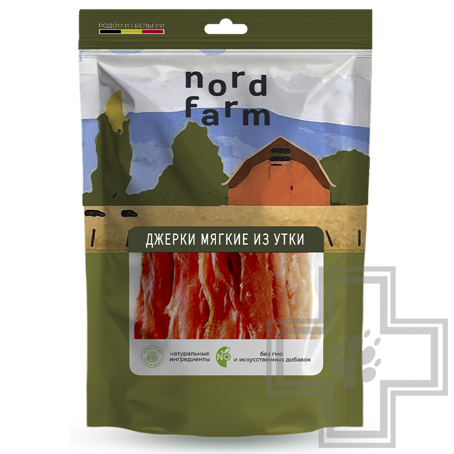 NORD FARM Джерки из утки для собак всех пород