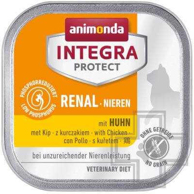 INTEGRA Protect Renal Nieren Консервы беззерновые для кошек при заболеваниях почек, с курицей