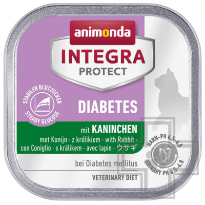 Integra Protect Diabetes Пресервы-диета для кошек с сахарным диабетом, с кроликом