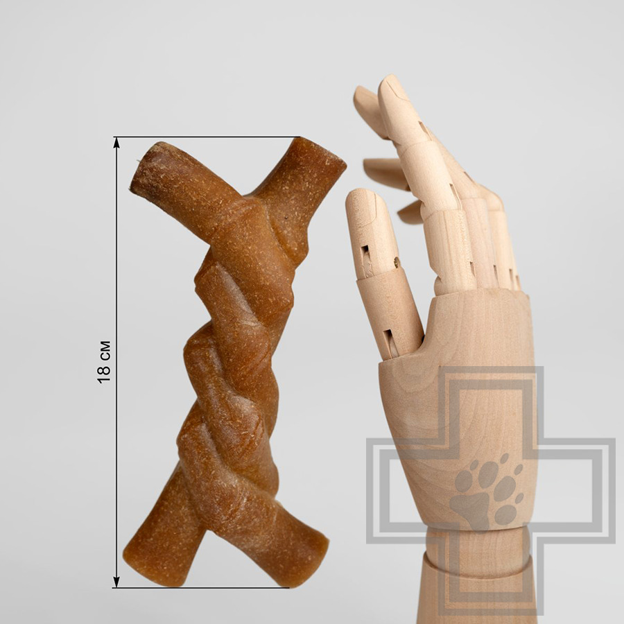 INDIGO Игрушка "Коса N 2" жевательная с древесным волокном для собак