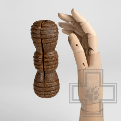 INDIGO Игрушка "Трубка" жевательная с древесным волокном для собак