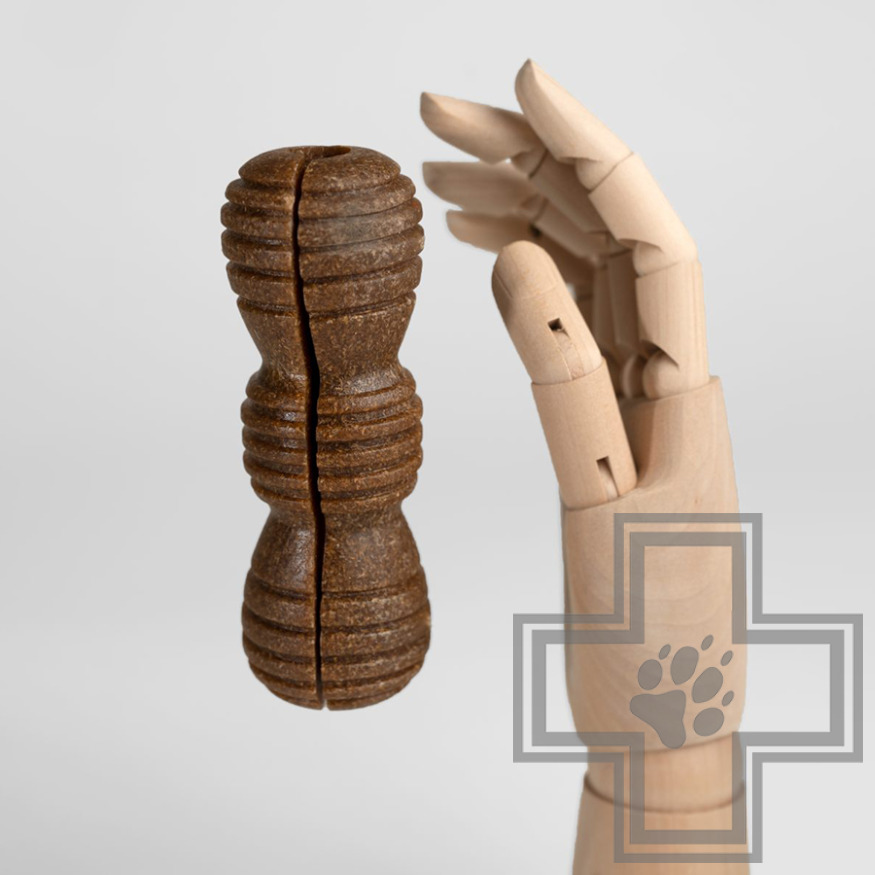 INDIGO Игрушка "Трубка" жевательная с древесным волокном для собак INDIGO Игрушка "Трубка" жевательная с древесным волокном для собак