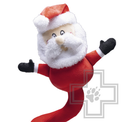 Beeztees Игрушка плюшевая "Санта спираль" для собак