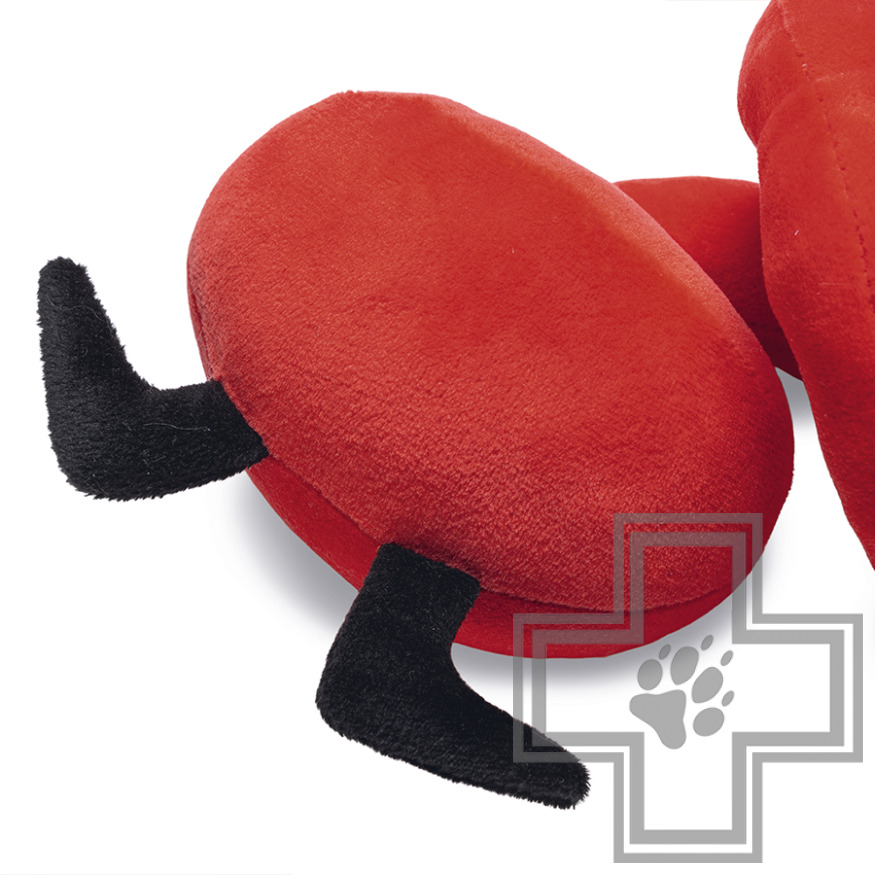 Beeztees Игрушка плюшевая "Санта спираль" для собак