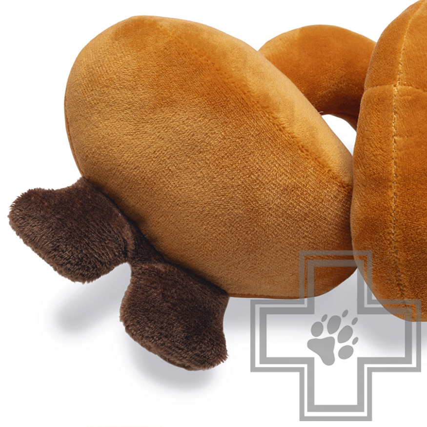 Beeztees Игрушка плюшевая "Олень спираль" для собак