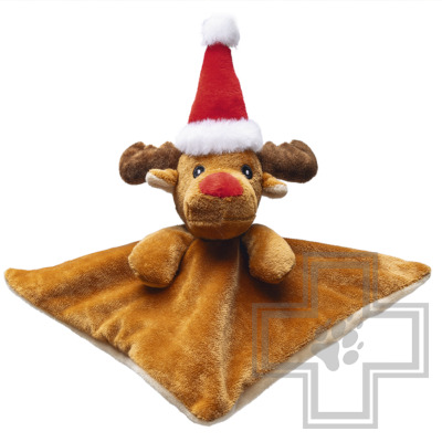 Beeztees Игрушка плюшевая "Олень рождественский" для собак