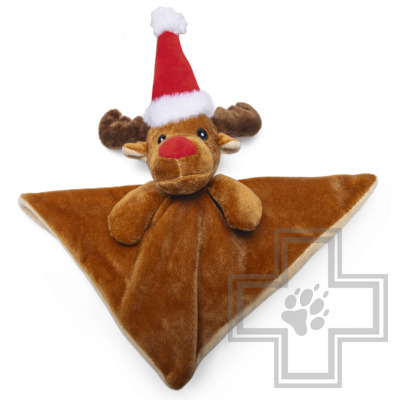 Beeztees Игрушка плюшевая "Олень рождественский" для собак