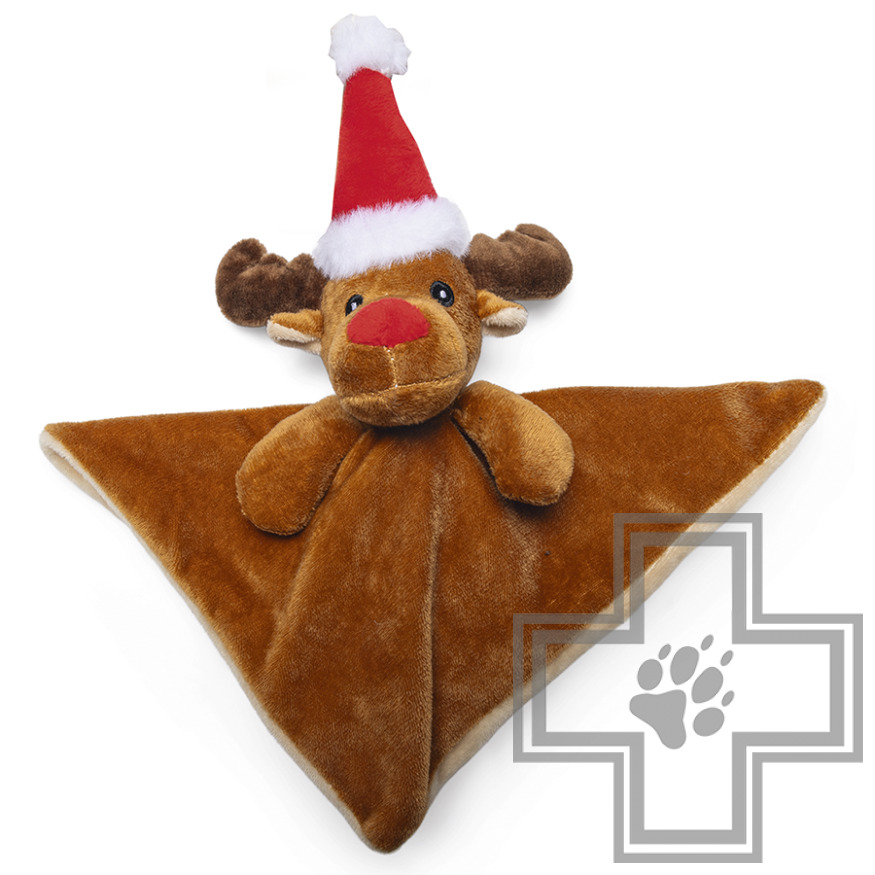 Beeztees Игрушка плюшевая "Олень рождественский" для собак