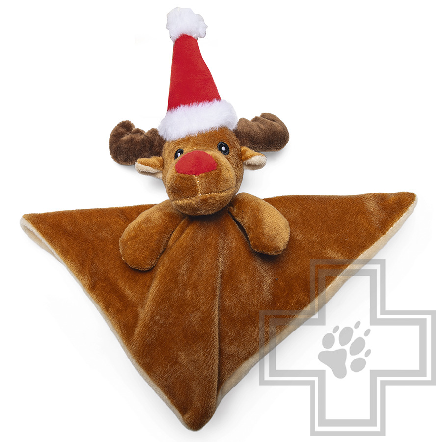 Beeztees Игрушка плюшевая "Олень рождественский" для собак