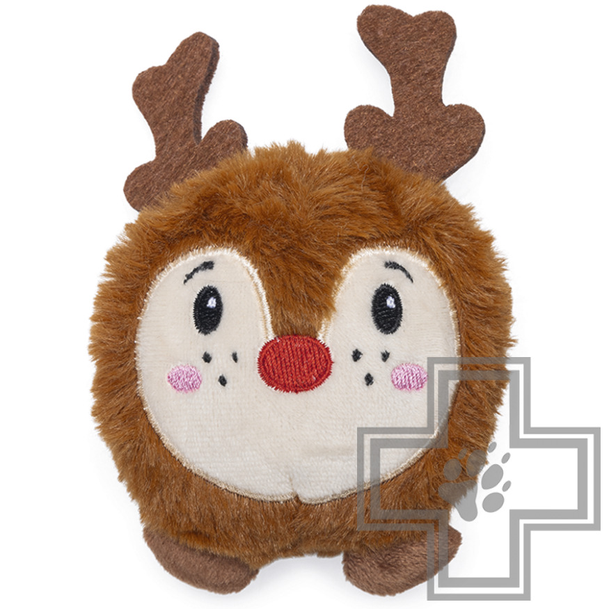 Beeztees Игрушка плюшевая "Фигурки рождественские" для собак, в ассортименте (цена за 1 игрушку)