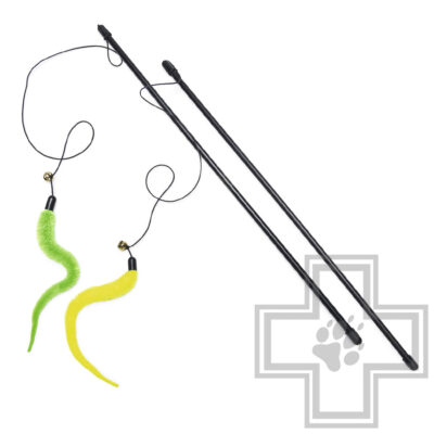 Beeztees Игрушка-удочка "Гусеница" для кошек