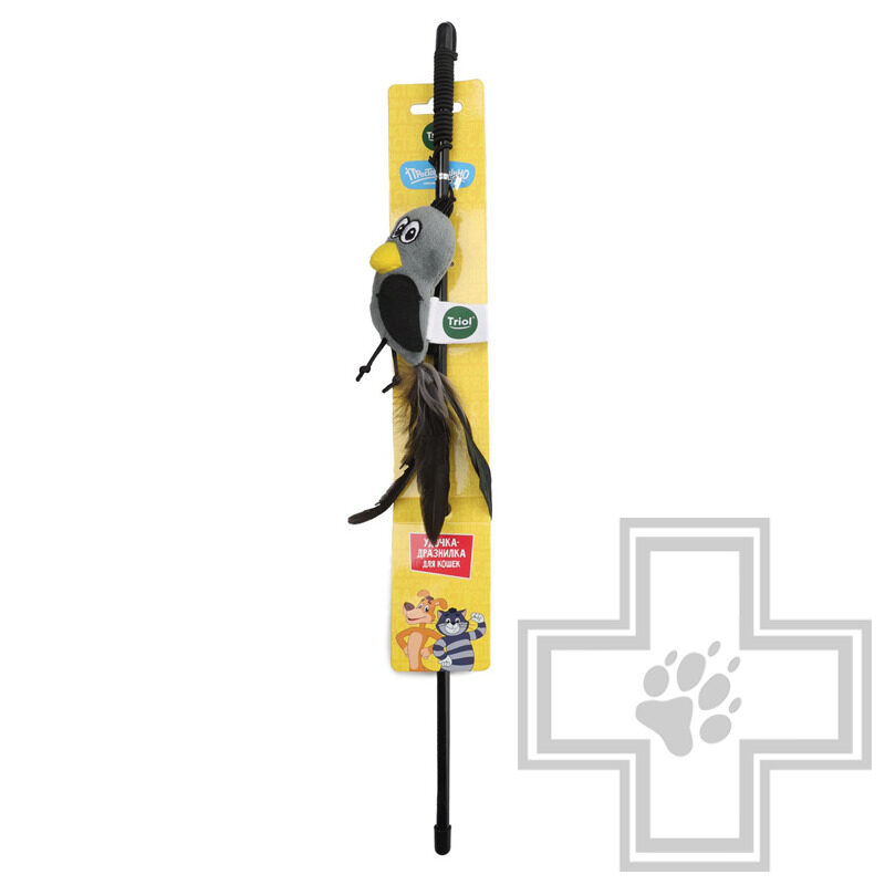 Triol СОЮЗМУЛЬТФИЛЬМ Игрушка-дразнилка "Галчонок" для кошек Triol СОЮЗМУЛЬТФИЛЬМ Игрушка-дразнилка "Галчонок" для кошек