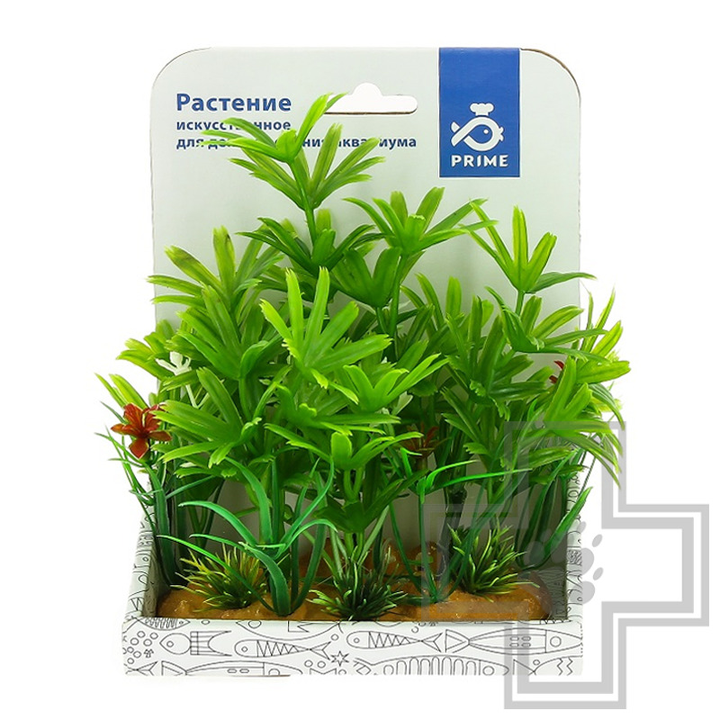 PRIME Композиция из пластиковых растений для аквариума PR-YS-60107