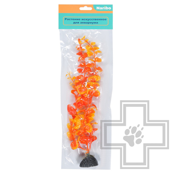 Naribo Растение пластиковое для аквариума "Лимнофила оранжевая"