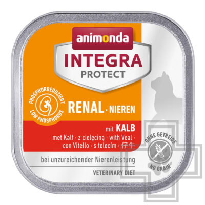 INTEGRA Protect Renal Nieren Консервы беззерновые для кошек при заболеваниях почек, с телятиной
