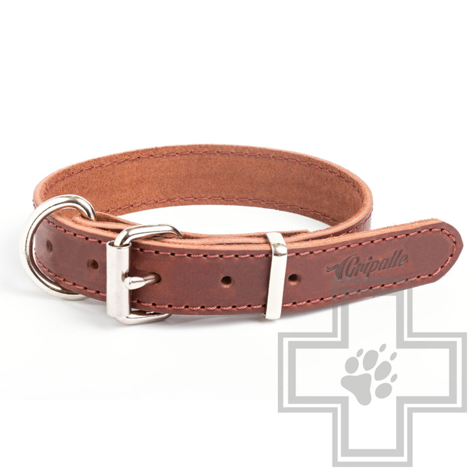 Gripalle Кожаный ошейник "Дакс S" для собак, 20 мм
