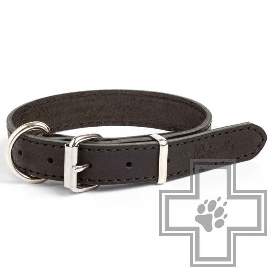 Gripalle Кожаный ошейник "Дакс S" для собак, 20 мм Gripalle Кожаный ошейник "Дакс S" для собак, 20 мм