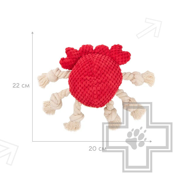 Mr.Kranch Игрушка "Краб", красная Mr.Kranch Игрушка "Краб", красная