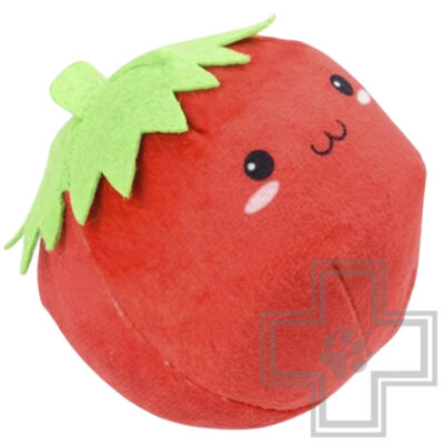 Mr.Kranch Игрушка мягкая "Помидор" для собак мелких и миниатюрных пород, красная