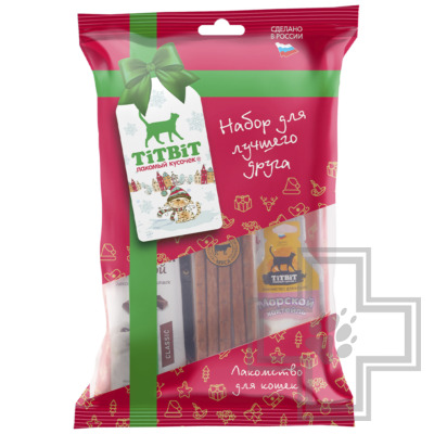 TiTBiT Набор подарочный для кошек (Новогодняя коллекция)
