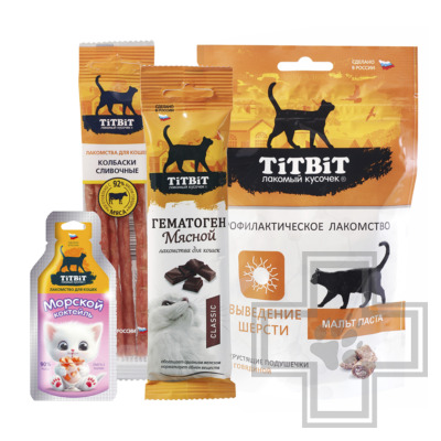 TiTBiT Набор подарочный для кошек (Новогодняя коллекция)