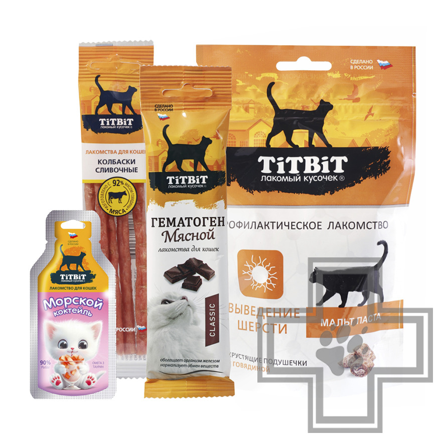 TiTBiT Набор подарочный для кошек (Новогодняя коллекция)