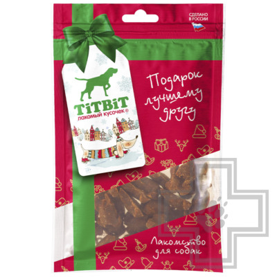 TiTBiT Лакомство "Курочки ароматные" для собак (Новогодняя коллекция)