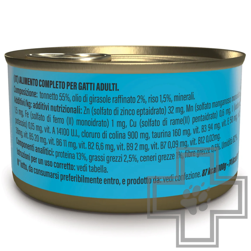 Schesir Complete Nutrition Консервы для взрослых кошек, с тунцом в желе