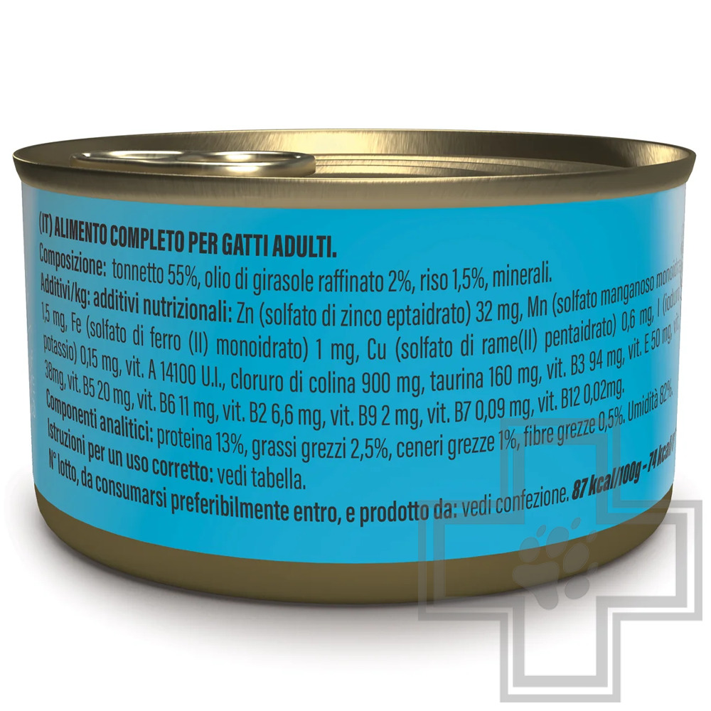 Schesir Complete Nutrition Консервы для взрослых кошек, с тунцом в желе
