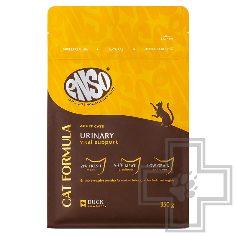 ENSO CF Urinary Корм для взрослых кошек для профилактики МКБ, с уткой и брусникой
