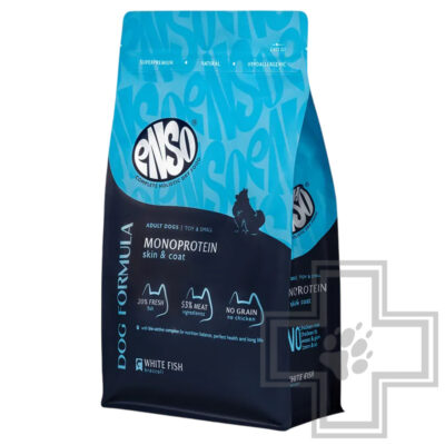 ENSO DF Monoprotein Корм для взрослых собак мелких пород, с рыбой и брокколи