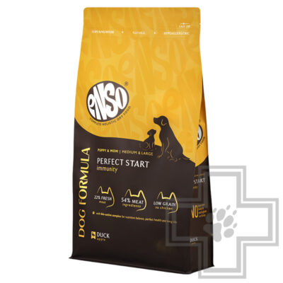 ENSO DF Perfect start Корм для щенков, беременных и кормящих собак средних и крупных пород, с уткой
