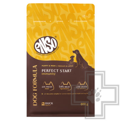 ENSO DF Perfect start Корм для щенков, беременных и кормящих собак средних и крупных пород, с уткой