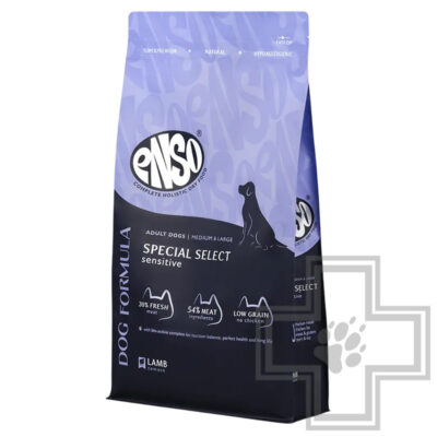 ENSO DF Special select Корм для взрослых собак средних и крупных пород, с ягненком и томатом