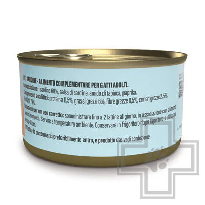 Schesir Grill Консервы беззерновые для взрослых кошек, с сардинами в соусе