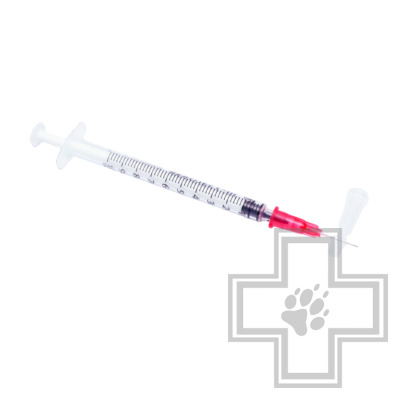 BEROJECT III Шприц трехкомпонентный инсулиновый с иглой