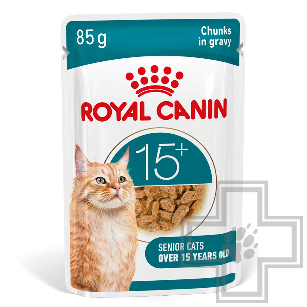 Royal Canin Ageing +15 Пресервы для взрослых кошек старше 15 лет, в соусе