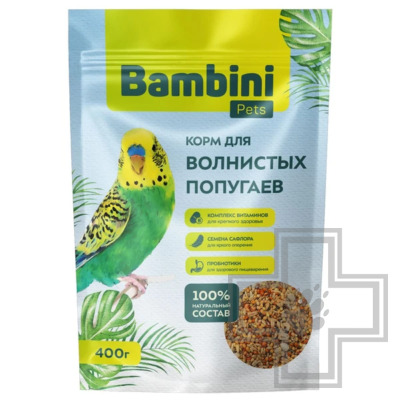 Bambini Pets Корм для волнистых попугайчиков
