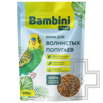 Bambini Pets Корм для волнистых попугайчиков