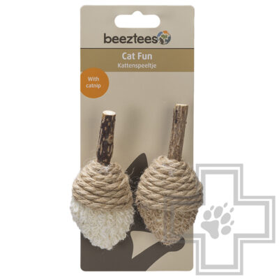 Beeztees Игрушка «Орех Терри» для кошек (цена за 2 игрушки)