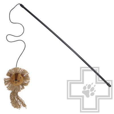 Beeztees Игрушка Удочка «Лев из джунглей» для кошек