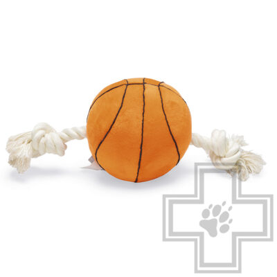 Beeztees Игрушка «Баскетбольный мяч с канатом» для собак