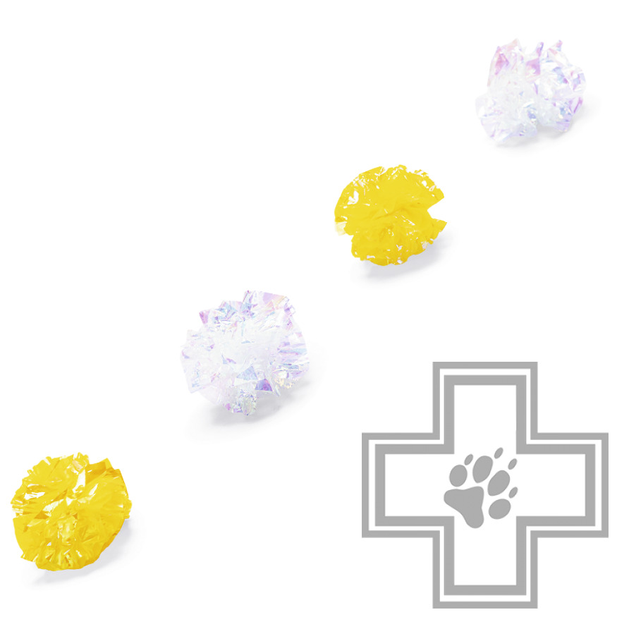 Beeztees Игрушка шуршащие шарики «Evy» для котят Beeztees Игрушка шуршащие шарики «Evy» для котят