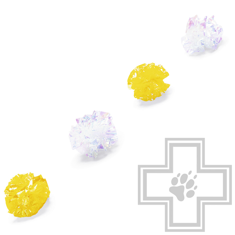 Beeztees Игрушка шуршащие шарики «Evy» для котят