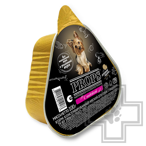 PROPS Консервы для собак мелких и средних пород, с индейкой