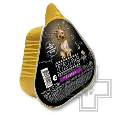 PROPS Консервы для собак мелких и средних пород, с курицей