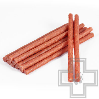 TiTBiT Колбаса "Дикий Зов" с мясом зайца и морошкой для собак всех пород