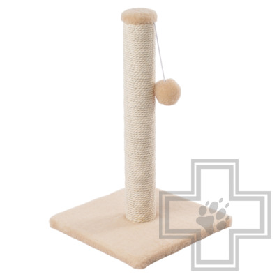 Q-zoo Когтеточка-столбик с шариком, хлопок M