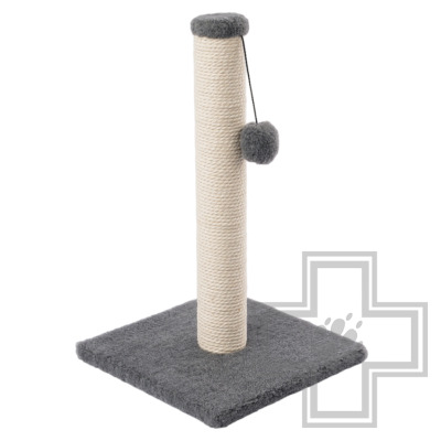 Q-zoo Когтеточка-столбик с шариком, хлопок M